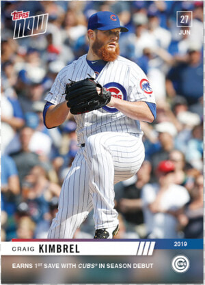 Craig Kimbrel  Mlb Topps Now® Card   Magento  HD Png Download