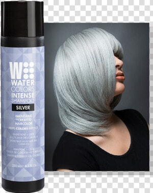 Watercolors Intense Shampoo Silver  HD Png Download