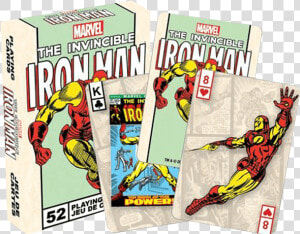 The Invincible Iron Man Playing Cards   Iron Man Playing Cards  HD Png Download