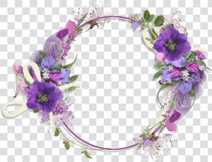 Free Png Floral Round Frame Png Pic Png Images Transparent   Purple Border Frame Png  Png Download