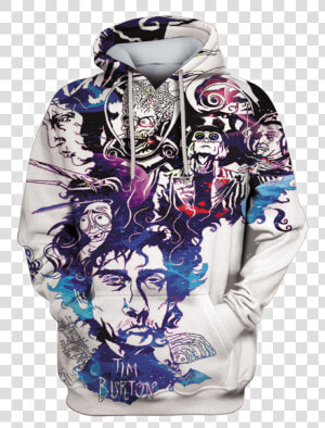 Gearhuman 3d Tim Burton And His Characters Custom T shirt   Tim Burton All Characters Shirt  HD Png Download