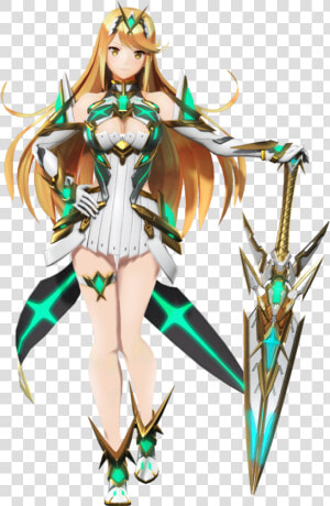 Xenoblade Chronicles 2 Mythra Png  Transparent Png