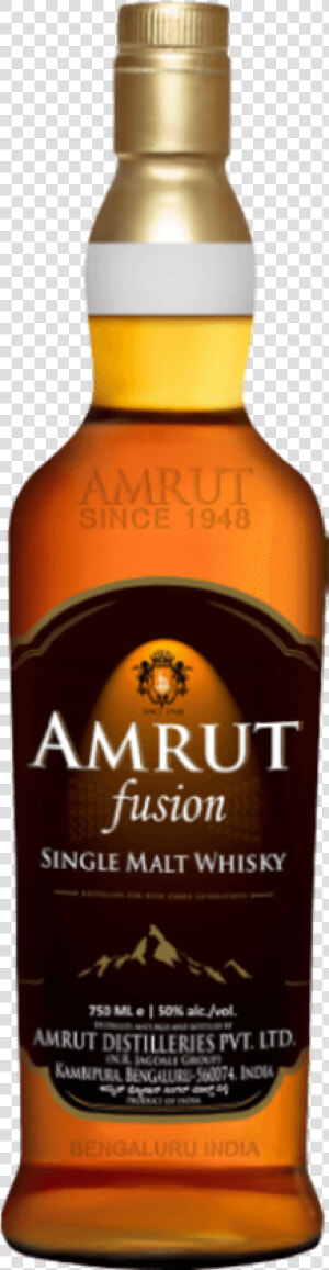 Amrut Fusion Single Malt Whisky  HD Png Download