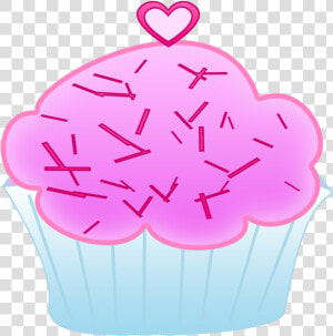 Vanilla Cupcake Clipart Deviantart Deviantart Pink   Cupcake Clipart Free  HD Png Download