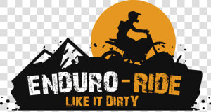 Enduro ride   Enduro Bike Silhouette  HD Png Download