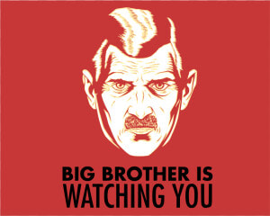 Big Brother Is Watching You Clip Arts   Big Brother Is Watching You Gif  HD Png Download