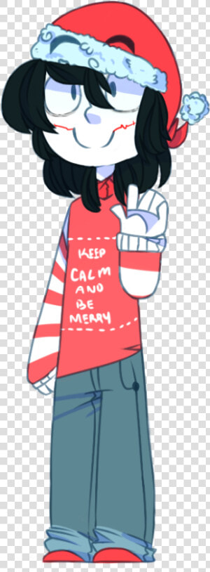 Christmas  Creepypasta  And Jeff The Killer Image   Creepypasta Christmas  HD Png Download