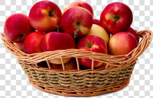 Basket Of Apple Png Image Download   Apple In The Basket  Transparent Png