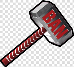 Banned Hammer Png   Ban Hammer Transparent Png  Png Download