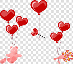 Heart Shaped Balloon Images Free Download  HD Png Download