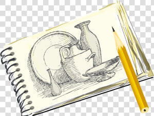 Transparent Sketchbook Png   Sketch Pad Clipart  Png Download