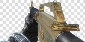 Archived   Gold M16 Black Ops  HD Png Download