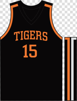 Transparent Usa Basketball Logo Png   Basketball Jersey Design Black And Orange  Png Download