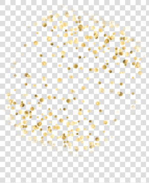  gold  glitter  confetti  decorations  decoration   Circle  HD Png Download