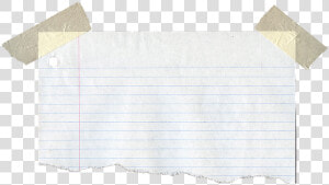 Ripped Notebook Paper Png  Transparent Png