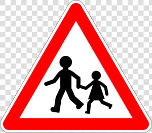 Children Traffic Sign Clip Arts   Slippery Road Sign  HD Png Download