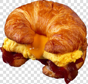 Egg And Ham Croissant  HD Png Download