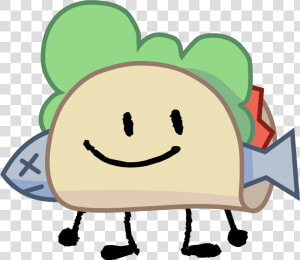 Transparent Taco Clipart Png   Bfb Taco  Png Download