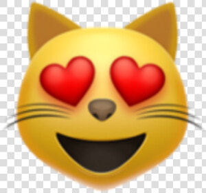  catface  cat  emojicat  heartcat  emojis  emoji   Emoji 😻  HD Png Download