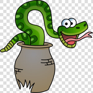 Snake In A Basket   Snake In Basket Clipart  HD Png Download