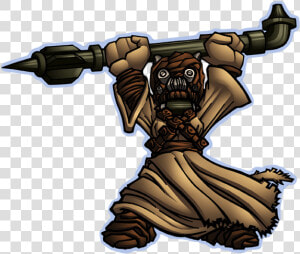 Cartoon Tusken Raider  HD Png Download