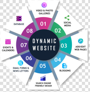 Dynamic Website Development  HD Png Download