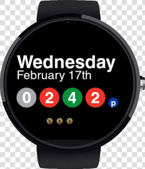 Nyc Subway Watch Face   2011 Holiday Calendar  HD Png Download