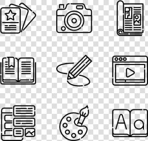 Editorial   Systems Icons  HD Png Download