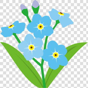 Forgetmenot Forget Me Nots   Forget Me Not Flower Clipart  HD Png Download