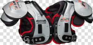 Riddell Power Spx Lb fb   Riddell Power Shoulder Pads  HD Png Download