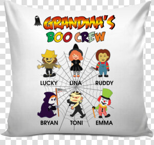 Grandma Nana Little Elves Personalized Pillow Cover   Cushion  HD Png Download