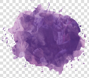 Watercolor Transparent Purple   Watercolor Purple Paint Splatter  HD Png Download