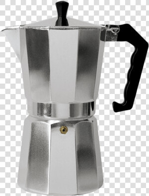 Aluminum Stovetop Espresso Coffee Maker 6 Cup   Espresso Pot Stainless Steel  HD Png Download