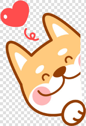  cute  kawaii  dog  animal  dogsticker  doglove  freetoedit   Cute Stickers Transparent Background  HD Png Download