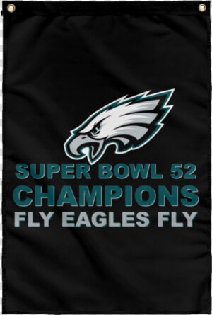 Super Bowl 52 Champions Fly Eagles Fly Subwf Sublimated   Poster  HD Png Download