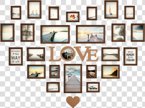 Transparent Heart Shaped Frame Png   Marco De Fotos Con Forma De Corazon  Png Download