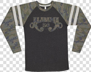 Alabama Long Sleeve Smoke And Camo Gameday Tee Title   T shirt  HD Png Download