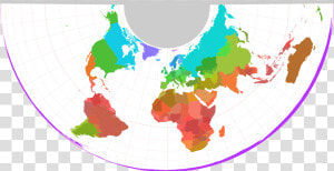 Transparent World Map With Borders Png   Vector World Conic Projection Maps  Png Download