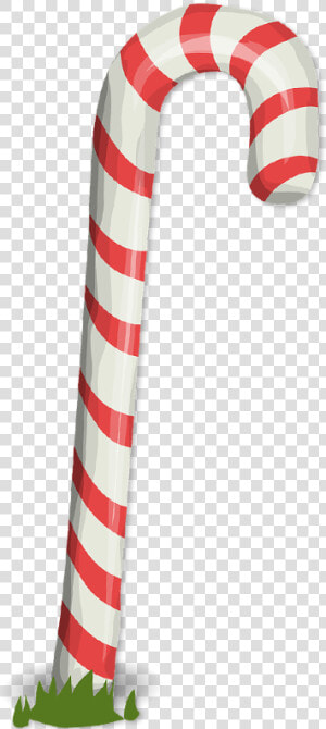 Candy Cane Lollipop   Candy Cane  HD Png Download