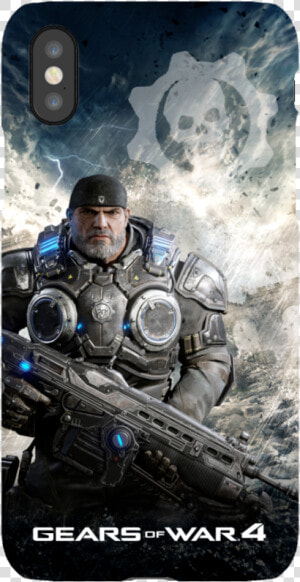 Iphone X Snap Case Gloss   Gears Of War 2  HD Png Download