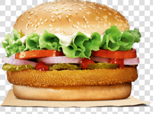 Veg Whopper Burger King  HD Png Download