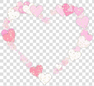 Heart  Frame  Glitter  Confetti  Love  Shiny  Sparkle   Sparkle Love Heart  HD Png Download