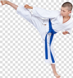 Boy Karate Kicking   Boy Karate Kick  HD Png Download