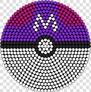 Master Ball Perler Beads  HD Png Download