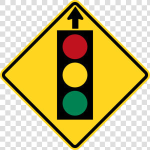 Ontario Traffic Signal Ahead Non compliant   Signal Ahead Sign  HD Png Download