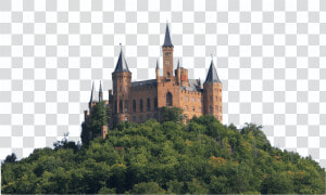 Castle On Hill   Hohenzollern Castle  HD Png Download