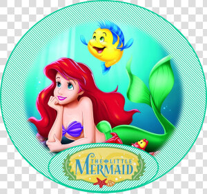 Little Mermaid Ariel And Flounder  HD Png Download