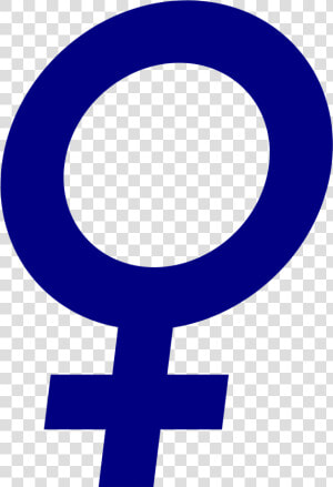 Female Gender Symbol Italic   Circle  HD Png Download