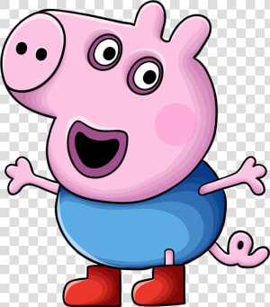 Peppa Pig Characters   George Peppa Pig  HD Png Download