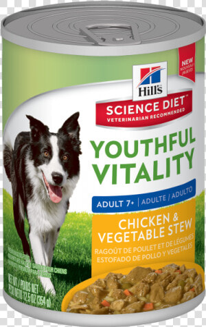 Hsd Canine Youthful Vitality Chicken  amp  Vegetable Stew   Science Diet Youthful Vitality  HD Png Download